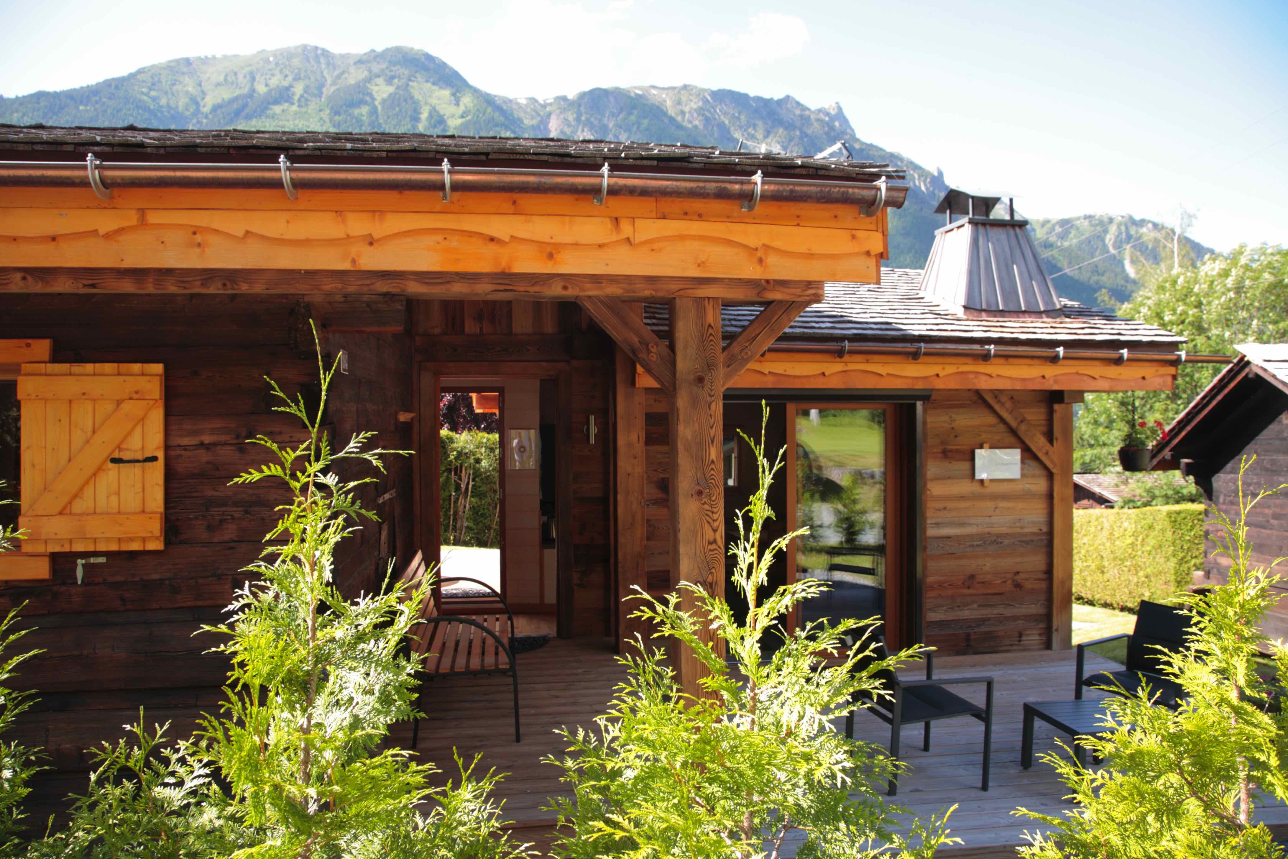 vue des chalets des granges neuves été